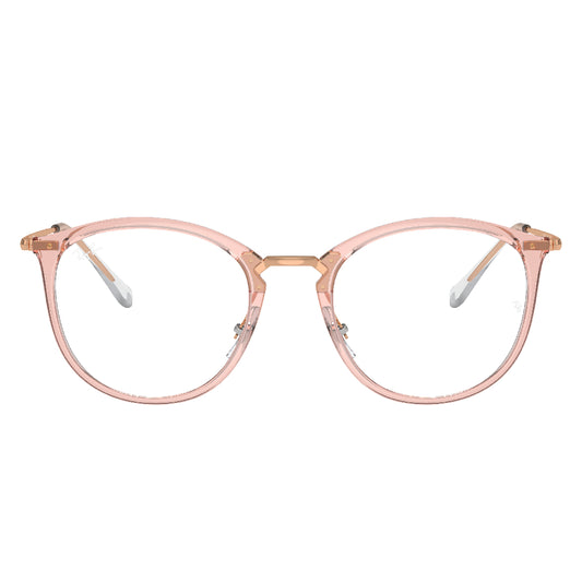 Gafas de Vista para Mujer Ray-Ban 7140 8335 - metálicas color Rosado