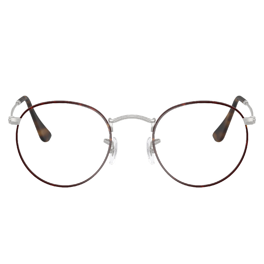 Gafas de Vista para Hombre Ray-Ban 3447V Round metal 3194 - metálicas color Plateado,café