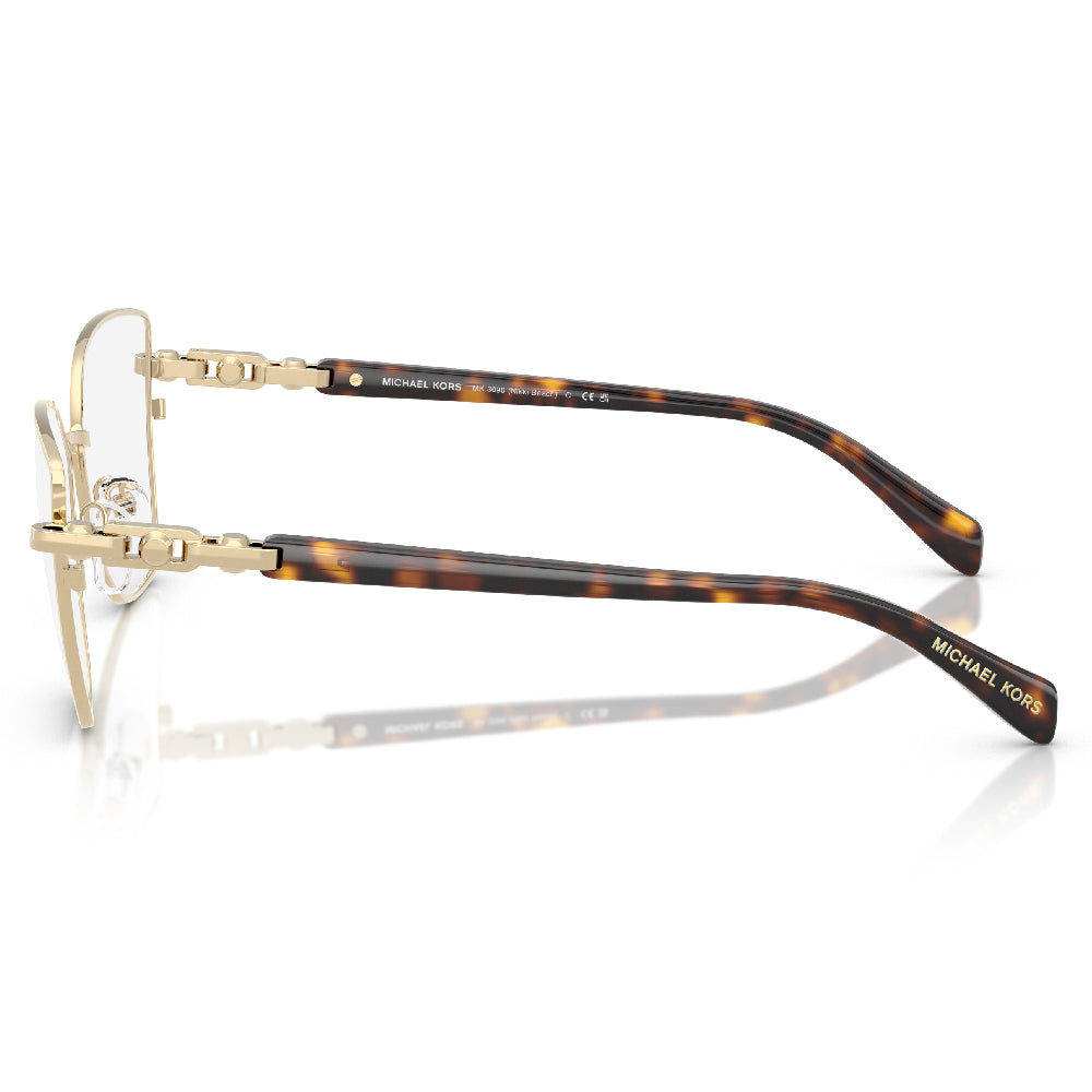 Gafas de Vista para Mujer Michael Kors 3090 Nikki Beach 1014 - metálicas color Dorado