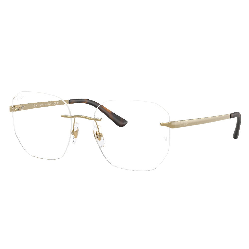 Gafas de Vista para Hombre Ray-Ban 6535L 2500 - metálicas color Dorado