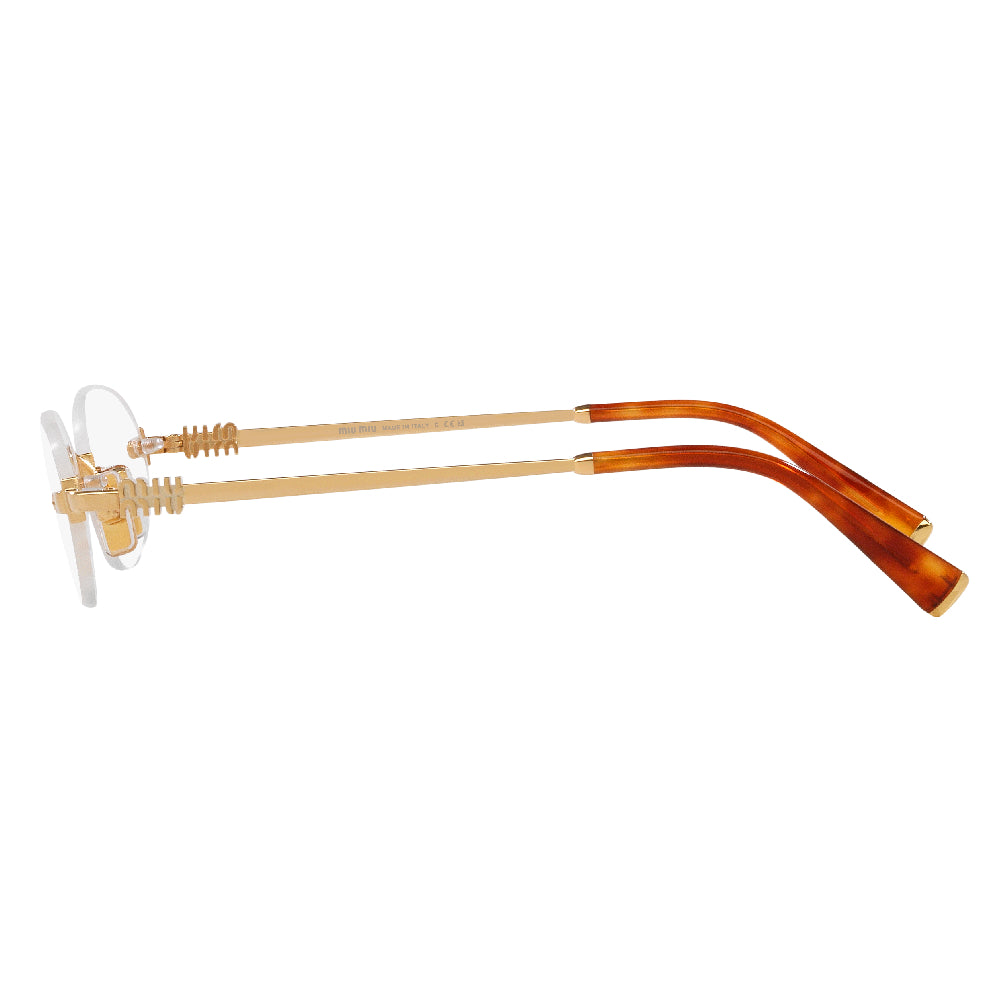 Gafas de Vista para Mujer Miu Miu 53WV 5AK1O1 - metálicas color Dorado