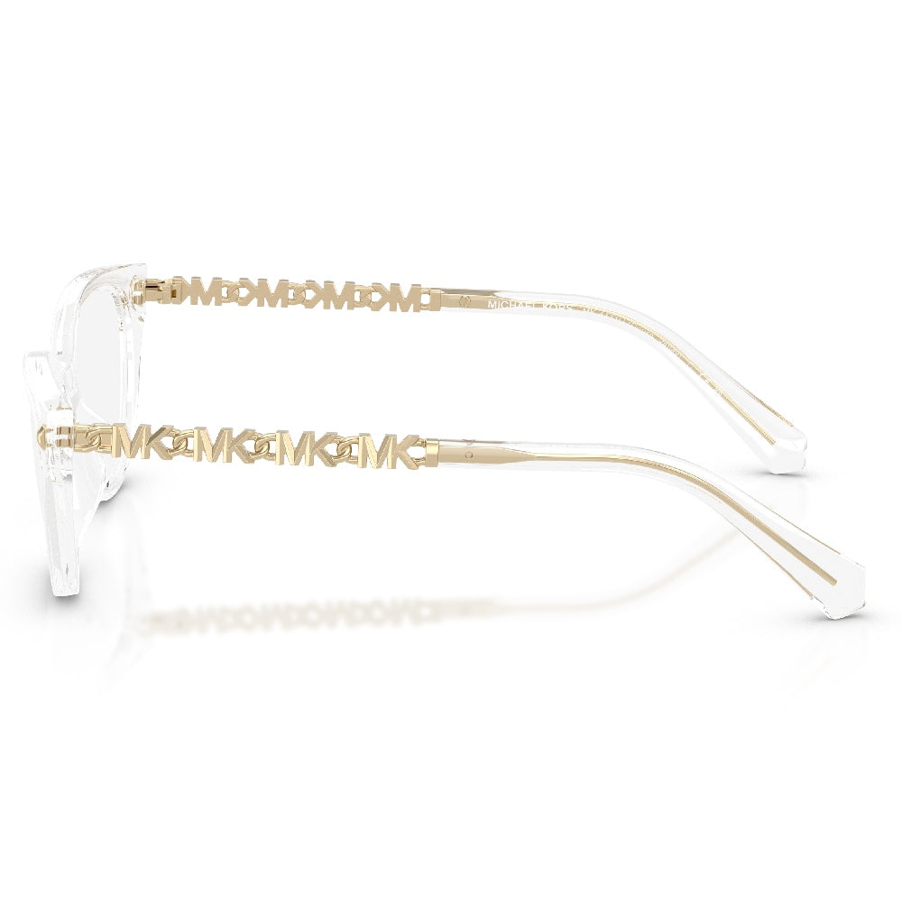 Gafas de Vista para Mujer Michael Kors 4171U Douro valley 3015 - metálicas color Transparente