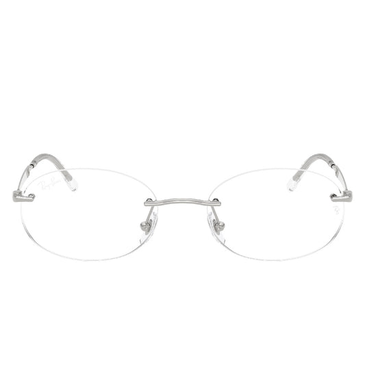 Gafas de Vista para Hombre Ray-Ban 3767V 2501 - metálicas color Plateado