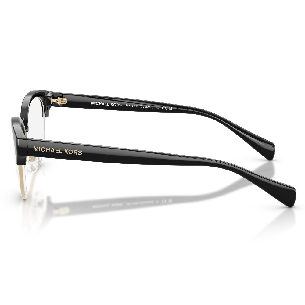 Gafas de Vista para Mujer Michael Kors 4169 Curacao 3005 - Inyectadas color Negro