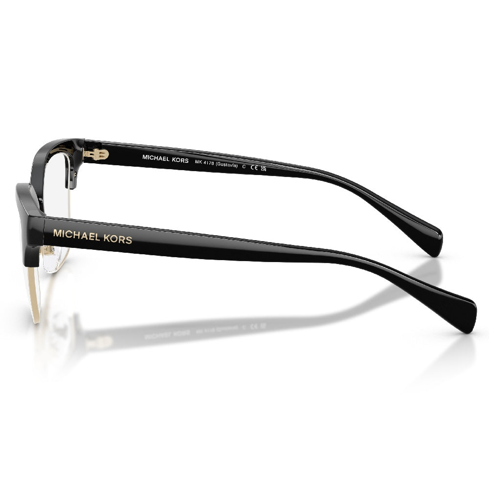Gafas de Vista para Mujer Michael Kors 4178 Gustavia 3005 - Inyectadas color Negro