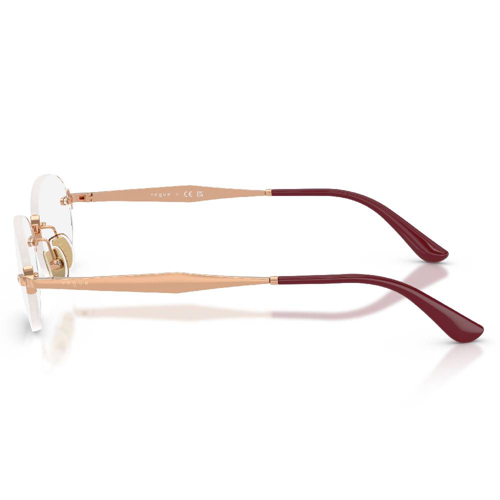 Gafas de Vista para Mujer Vogue 4343 5152 - metálicas color Oro rosado