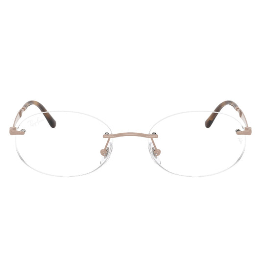 Gafas de Vista para Hombre Ray-Ban 3767V 3207 - metálicas color Rosado