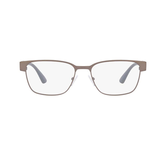 Gafas De Vista Armani Exchange 1052L para hombre, metálica, montura de aro completo, rectangular, de color gris.