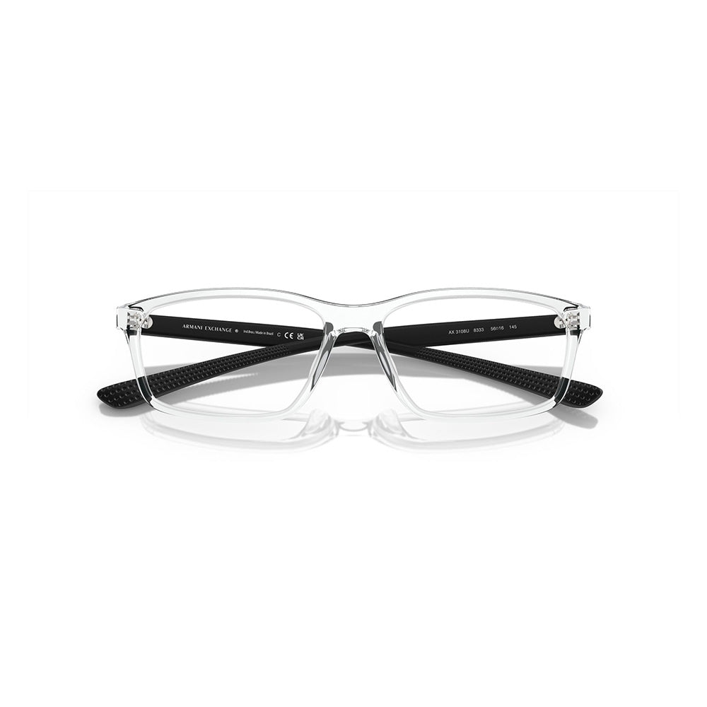 Gafas de Vista para Hombre Armani Exchange 3108U 8333 - Inyectadas color Transparente