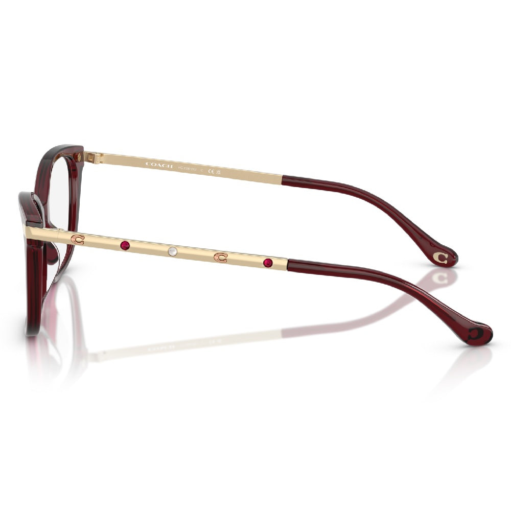 Gafas de Vista para Mujer Coach 6261BU 5393 metálicas color Rojo