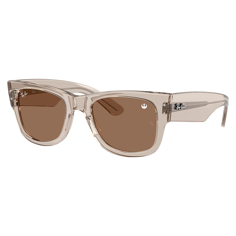 Gafas de Sol para Hombre Ray-Ban 0840S Mega Wayfarer 68701A - en acetato color Café
