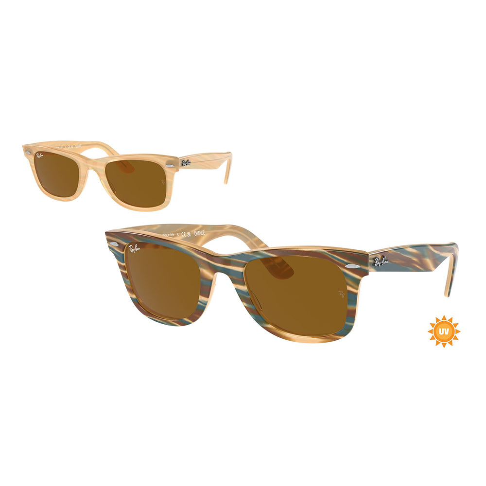 Gafas de Sol Unisex Ray-Ban 2140 140833 en propionate Café