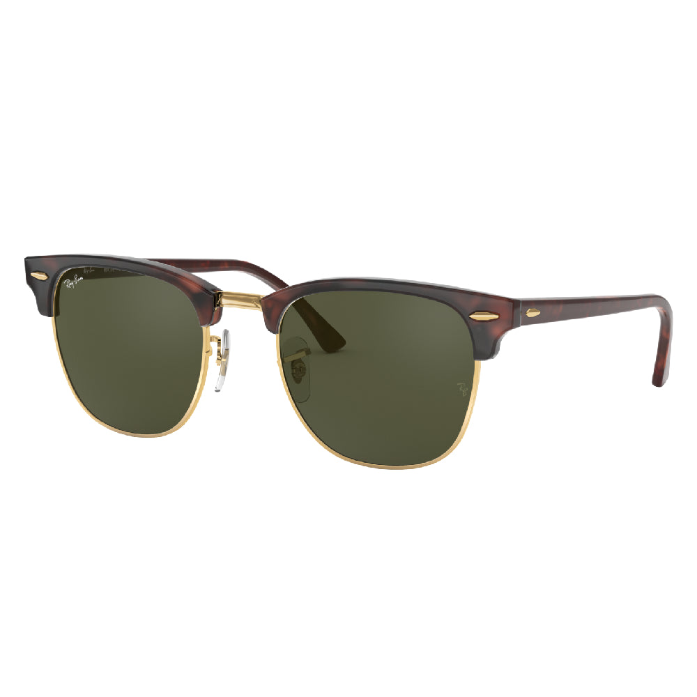 Gafas de Sol para Hombre Ray-Ban 3016 Clubmaster W0366 - cuadradas color Café