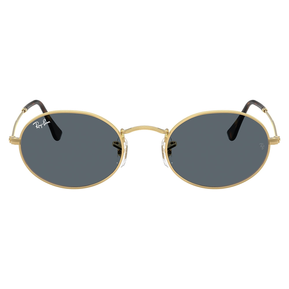 Gafas de Sol para Hombre Ray-Ban 3547N Oval 001/R5 - metálicas color Dorado