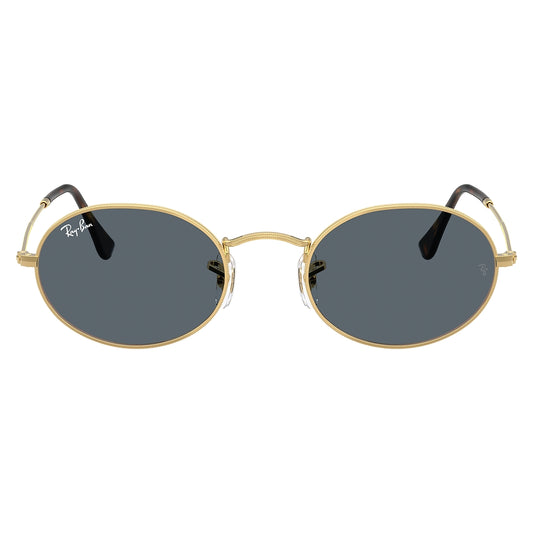 Gafas de Sol para Hombre Ray-Ban 3547N Oval 001/R5 - metálicas color Dorado