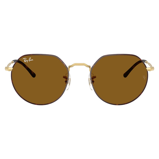 Gafas de Sol para Hombre Ray-Ban 3565 Jack 927533 - metálicas color Dorado/café