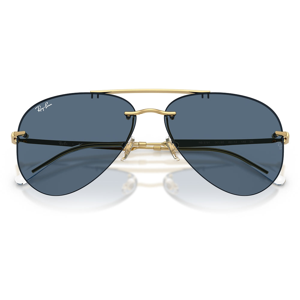 Gafas de Sol para Unisex Ray-Ban 3791 001/80 - Metálicas color Dorado