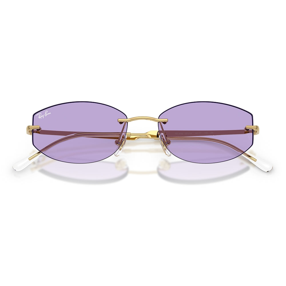 Gafas de Sol para Unisex Ray-Ban 3792 001/1A - Metálicas color Dorado