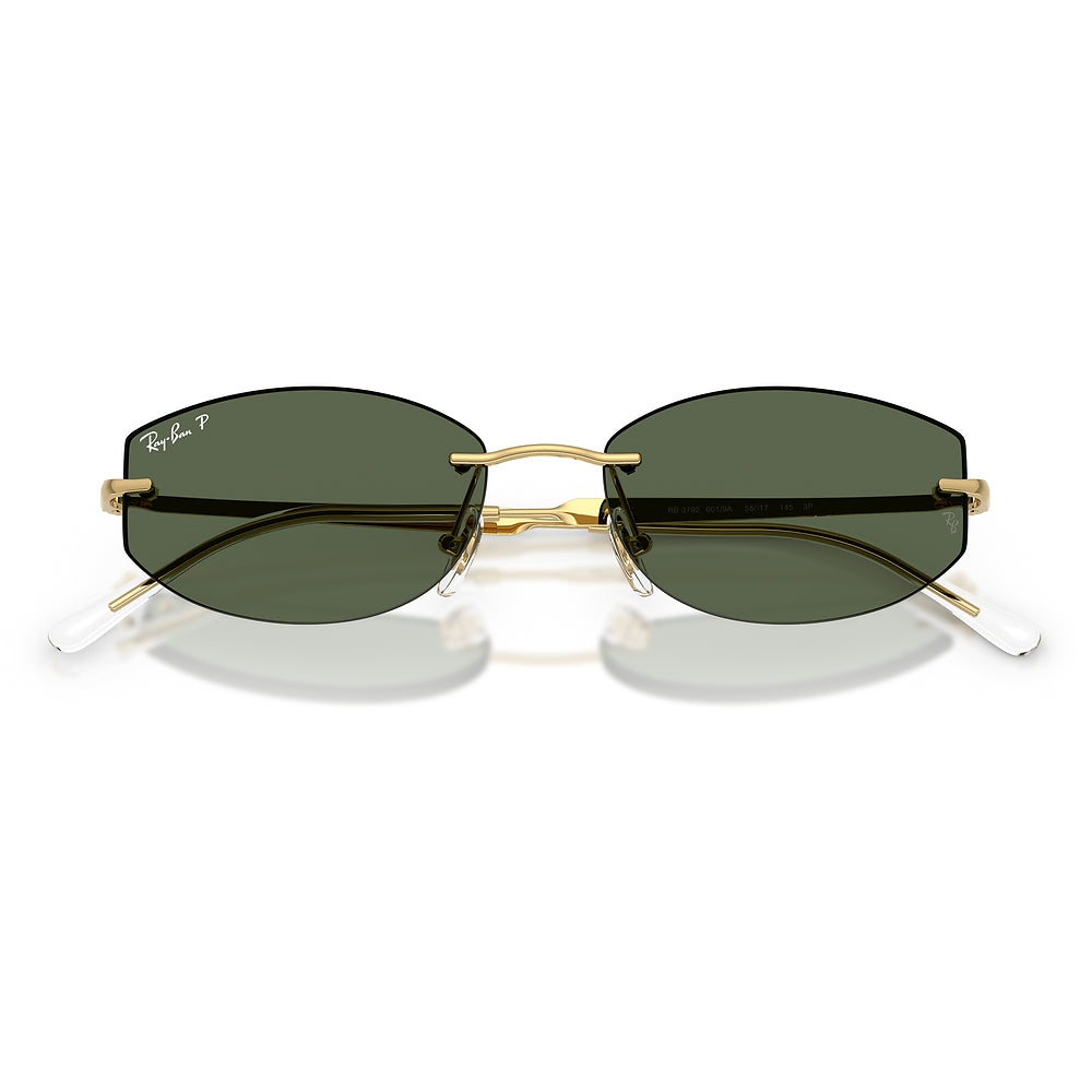 Gafas de Sol para Unisex Ray-Ban 3792 001/9A - Metálicas color Dorado