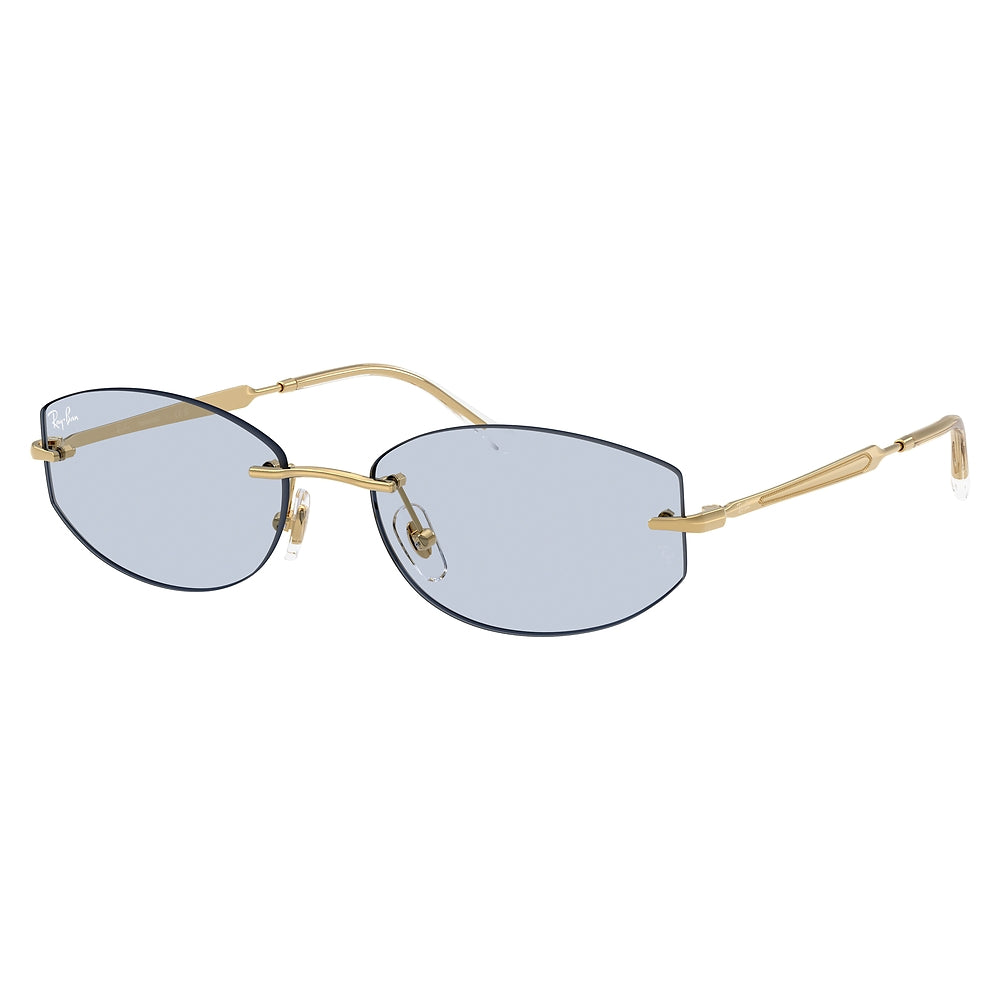 Gafas de Sol para Unisex Ray-Ban 3792 001/MF - Metálicas color Dorado
