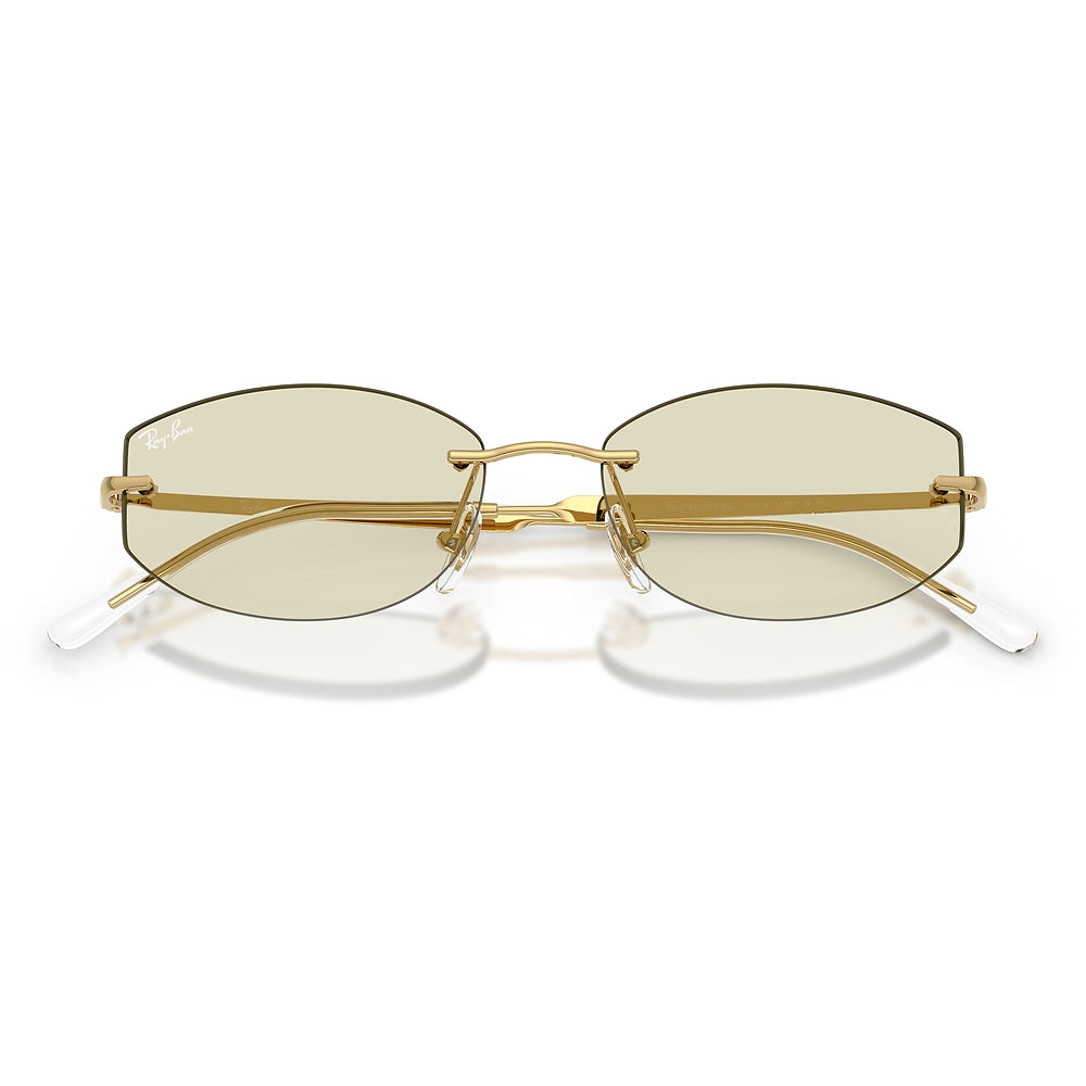 Gafas de Sol para Unisex Ray-Ban 3792 001/MG - Metálicas color Dorado
