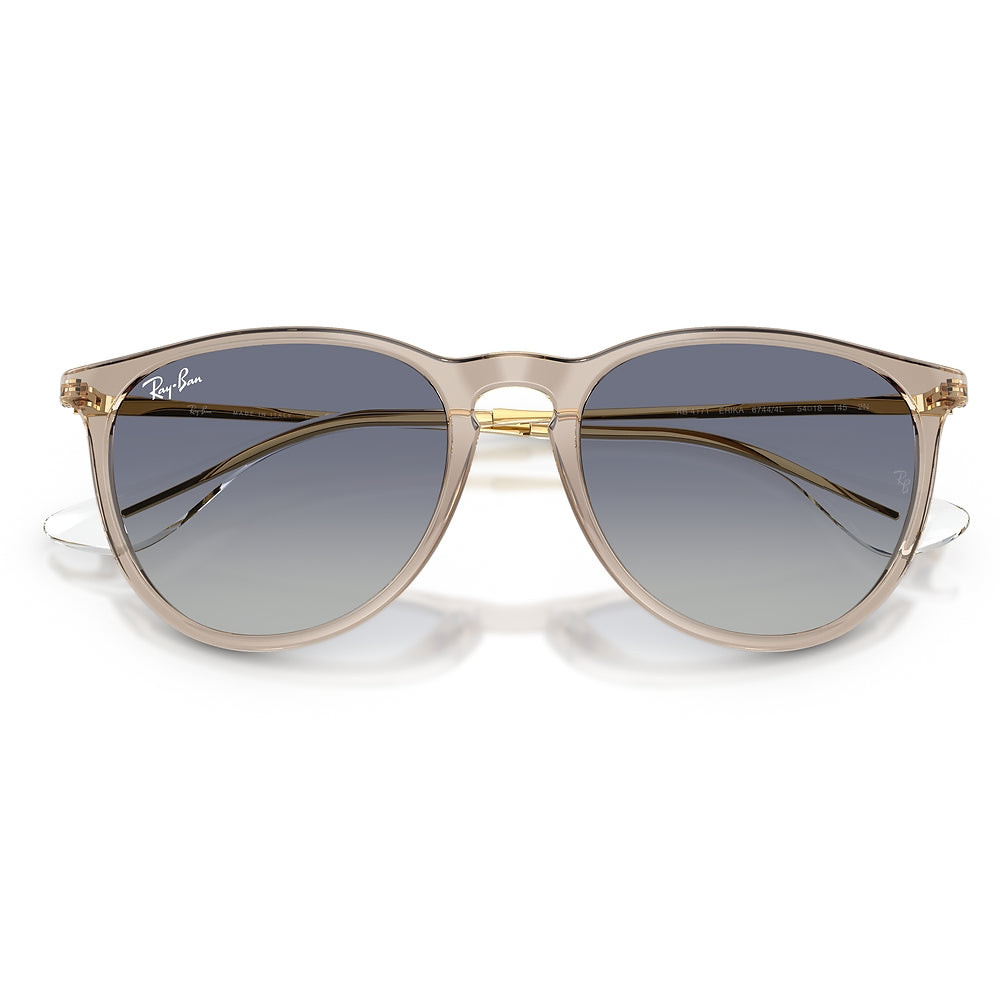 Gafas de Sol para Mujer Ray-Ban Erika 4171 67444L - Metálicas color Café