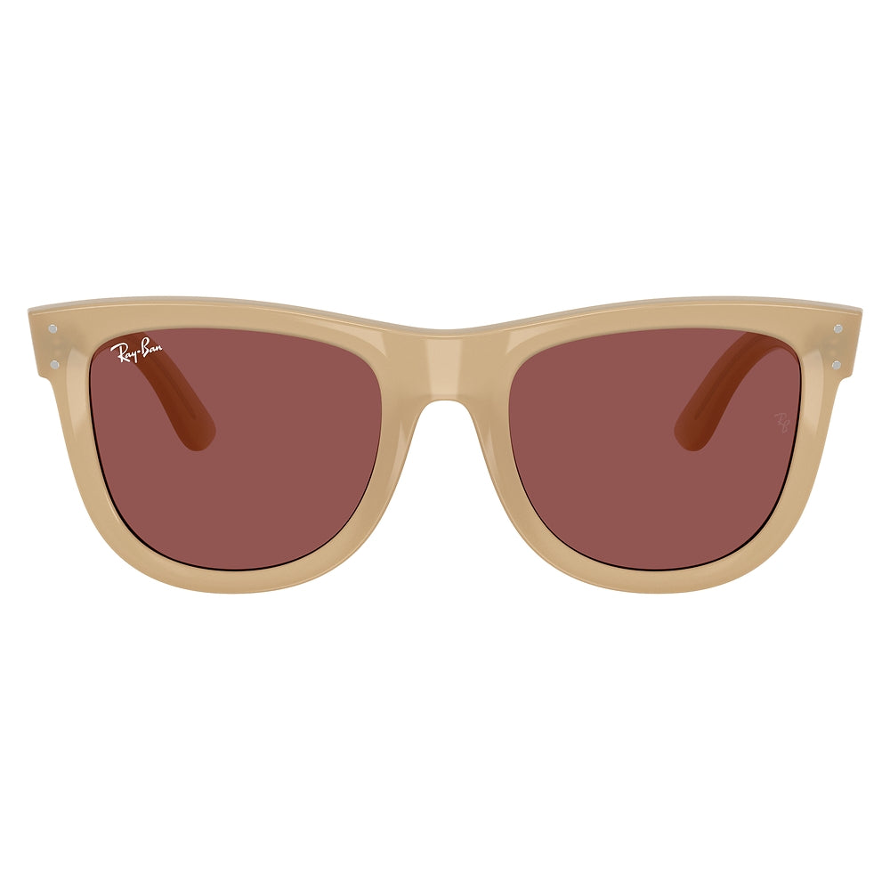 Gafas de Sol para Hombre Ray-Ban 0502S Wayfarer Reverse 678069 - en acetato color Beige