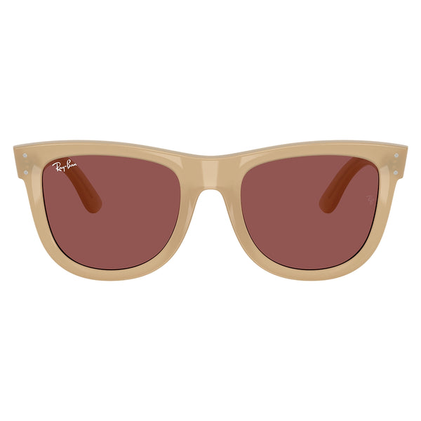 Gafas de Sol para Hombre Ray-Ban 0502S Wayfarer Reverse 678069 - en acetato color Beige