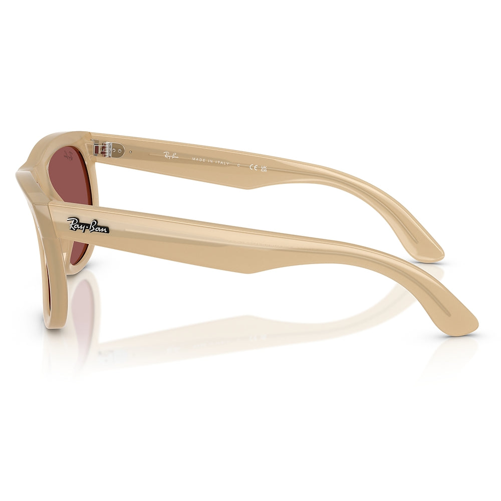 Gafas de Sol para Hombre Ray-Ban 0502S Wayfarer Reverse 678069 - en acetato color Beige