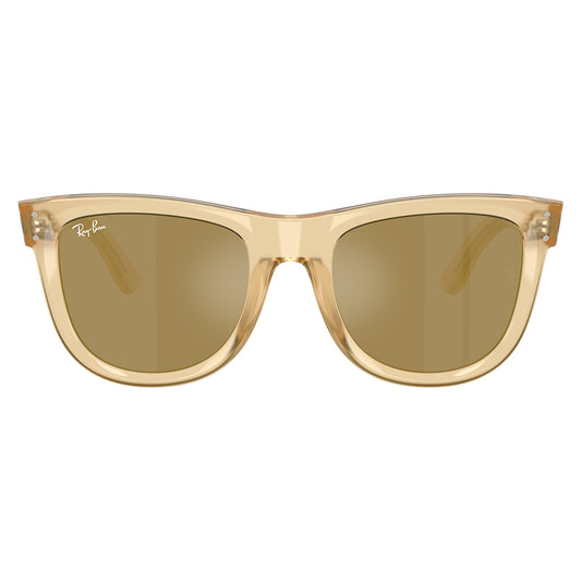 Gafas de Sol para Hombre Ray-Ban 0502S Wayfarer Reverse 68215A - en acetato color Amarillo