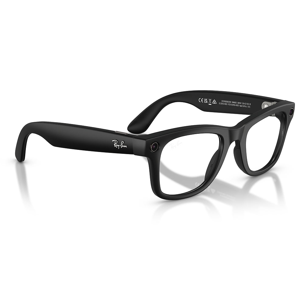 Gafas de vista Ray-Ban Meta Wayfarer Unisex 601S1Z - en nylon inyectado, color Negro