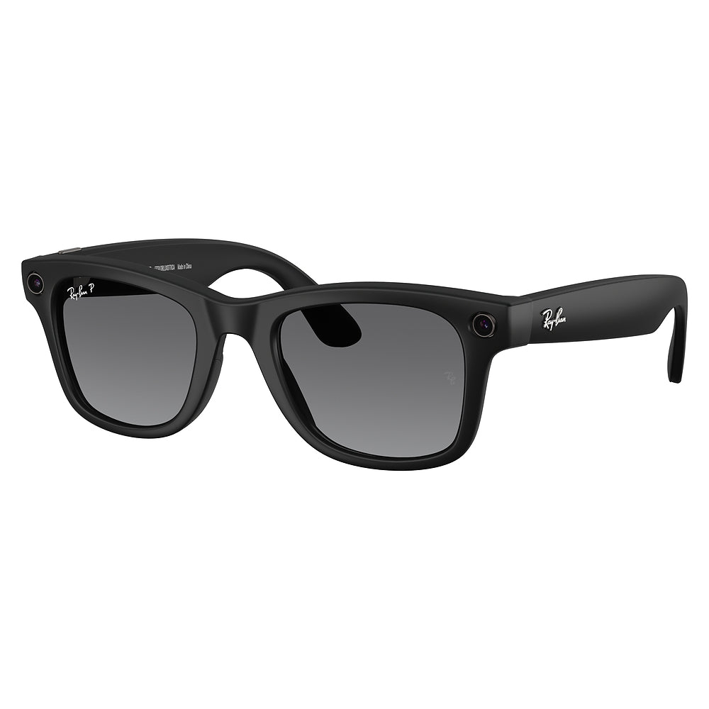 Gafas de sol Ray-Ban Meta Wayfarer Unisex 601ST3 - en nylon inyectado, color Negro