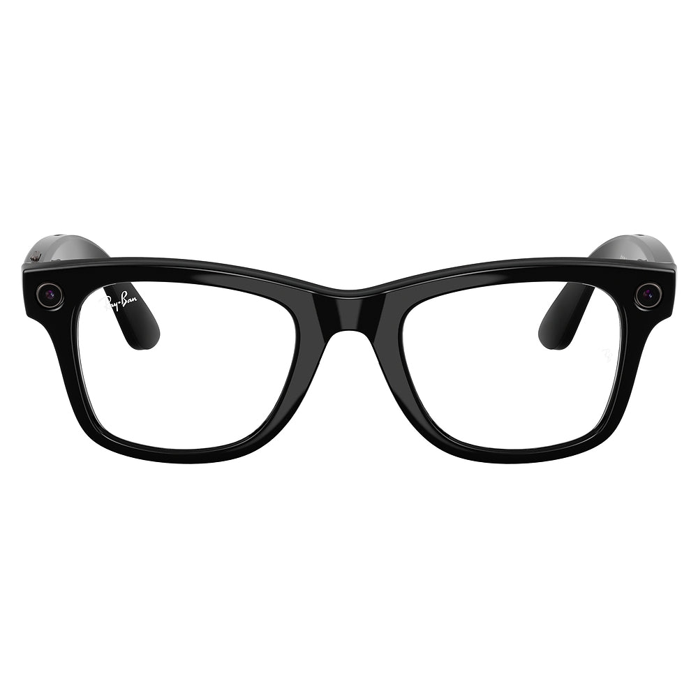 Gafas de vista Ray-Ban Meta Wayfarer Unisex 601/1M - en nylon inyectado, color Negro