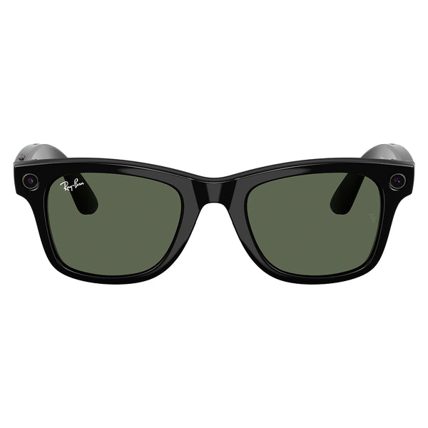 Gafas de sol Ray-Ban Meta Wayfarer Unisex 601/71 - en nylon inyectado, color Negro