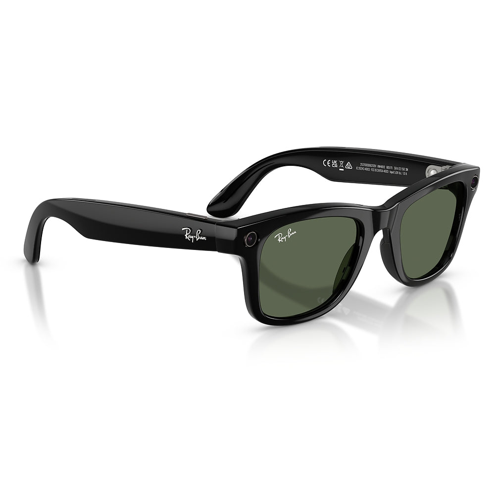 Gafas de sol Ray-Ban Meta Wayfarer Unisex 601/71 - en nylon inyectado, color Negro