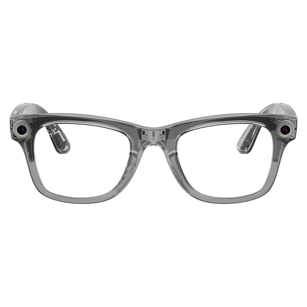 Gafas de vista Ray-Ban Meta Wayfarer Unisex 6840MF - en nylon inyectado, color Gris