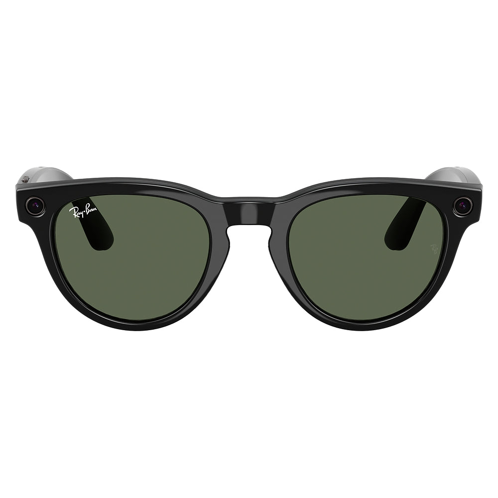 Gafas de sol Ray-Ban Meta Headliner Unisex 601/71 - en nylon y acetato, color Negro