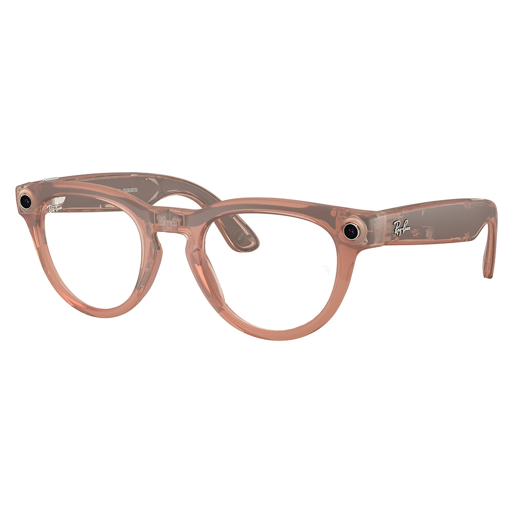 Gafas de vista Ray-Ban Meta Headliner Unisex 68901Z - en nylon y acetato, color Rosado