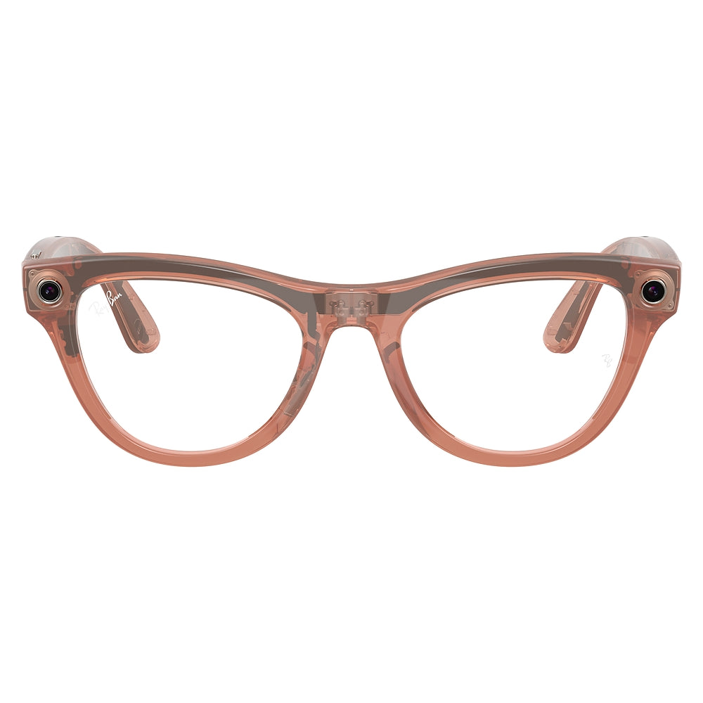 Gafas de vista Ray-Ban Meta Skyler Unisex 6778M4 - en nylon inyectado, color Rosado