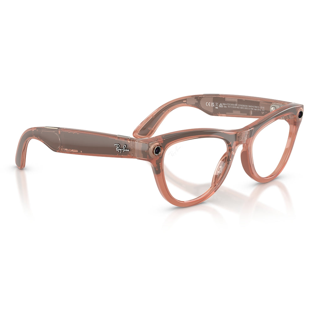 Gafas de vista Ray-Ban Meta Skyler Unisex 6778M4 - en nylon inyectado, color Rosado