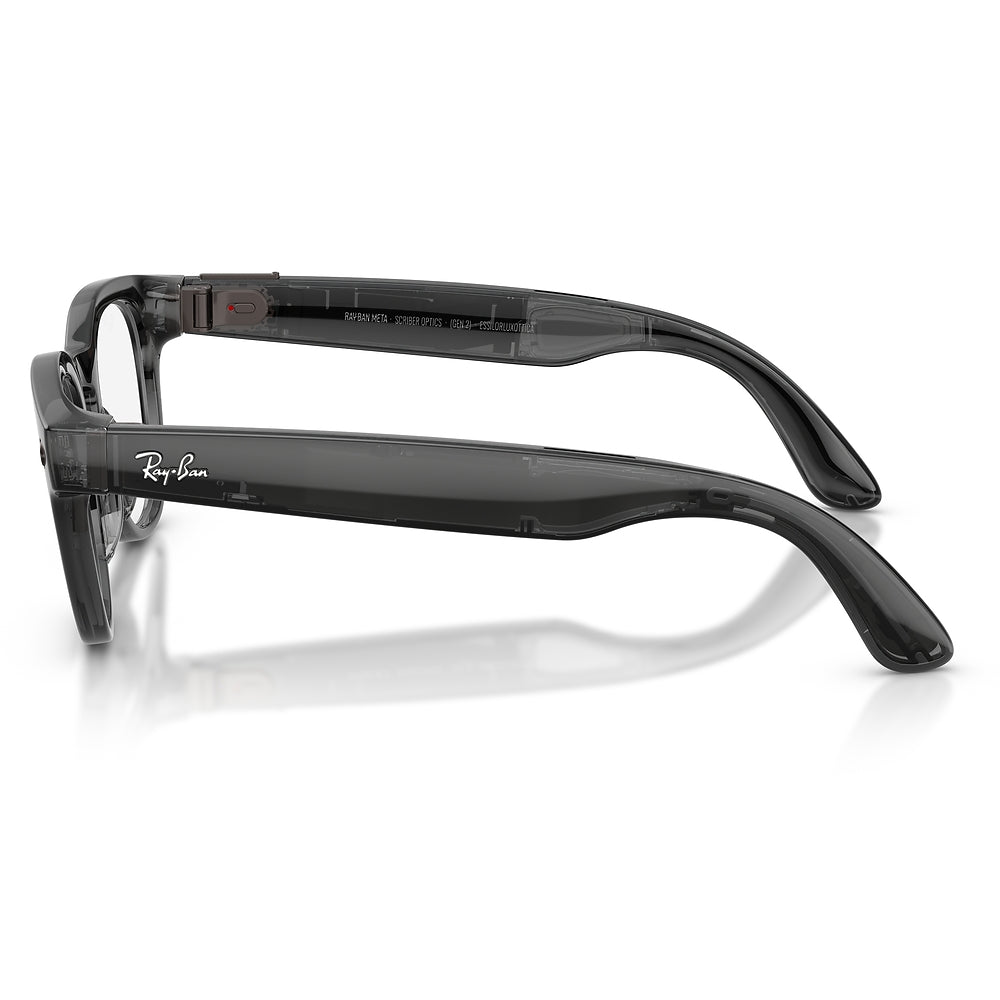 Gafas de vista Ray-Ban Meta Scriber Optics Unisex 8526 - en nylon y acetato, color Negro