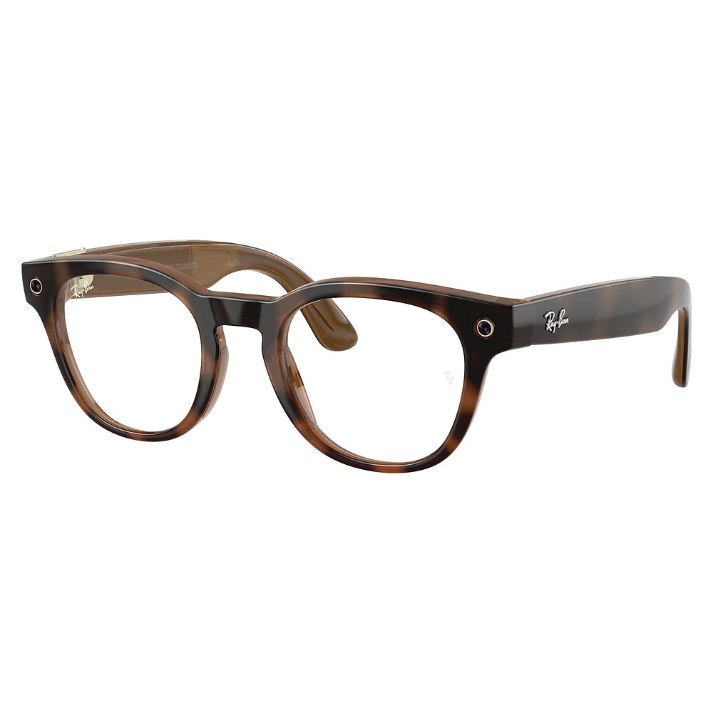 Gafas de vista Ray-Ban Meta Scriber Optics Unisex 8528 - en nylon y acetato, color Café