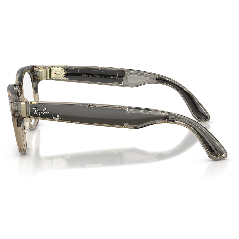 Gafas de vista Ray-Ban Meta Scriber Optics Unisex 8531 - en nylon y acetato, color Beige
