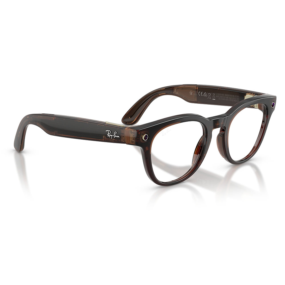 Gafas de vista Ray-Ban Meta Scriber Optics Unisex 8532 - en nylon y acetato, color Dorado