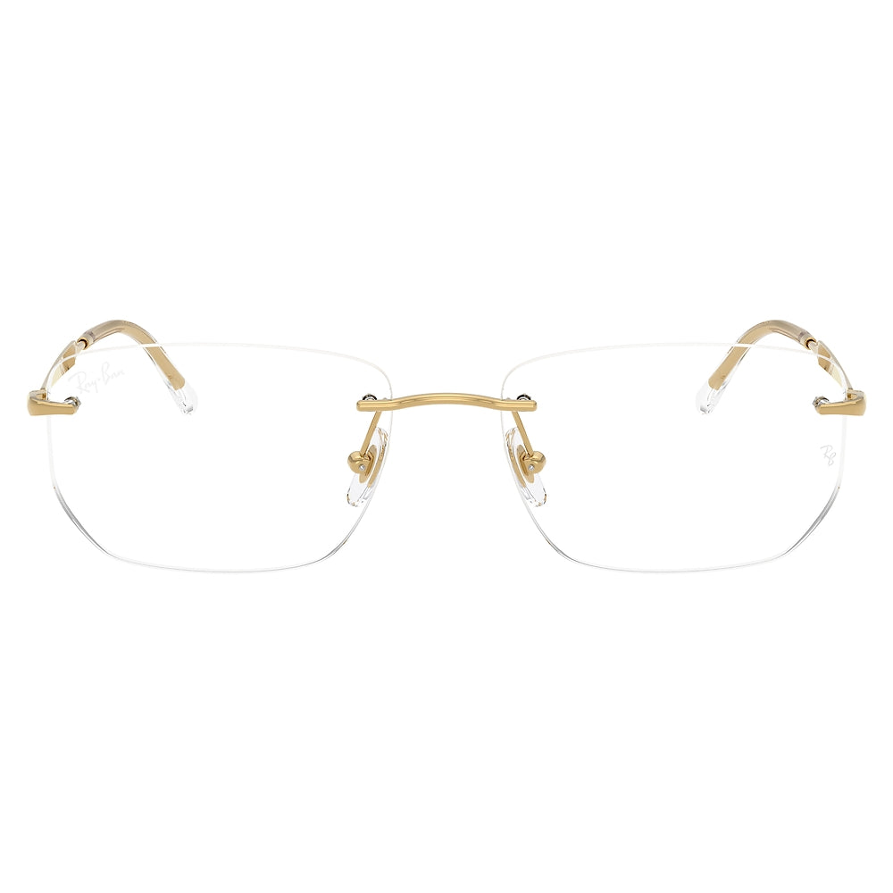 Gafas de Vista para Unisex Ray-Ban 3768V 2500 - Metálicas color Dorado