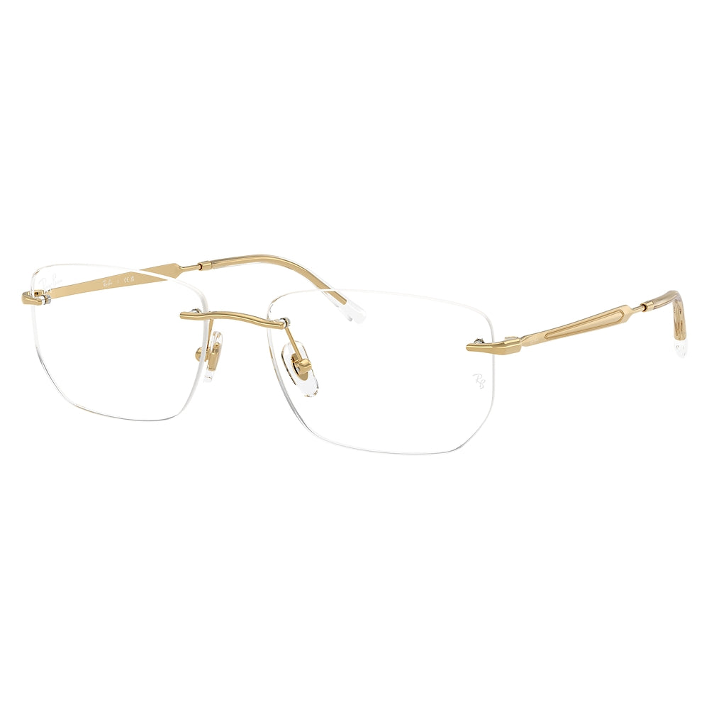Gafas de Vista para Unisex Ray-Ban 3768V 2500 - Metálicas color Dorado