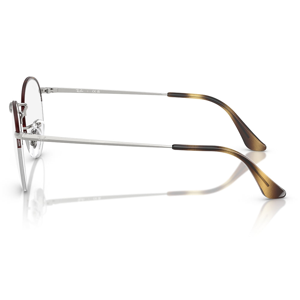 Gafas de Vista para Hombre Ray-Ban 3947V Round Gaze 3178 - metálicas color Café