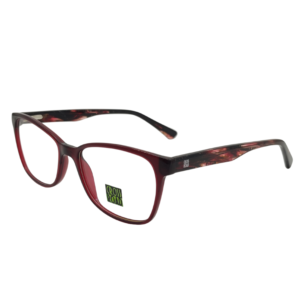 Gafas de Vista para Mujer, Cross Road 8015 C3 en acetato color Rojo