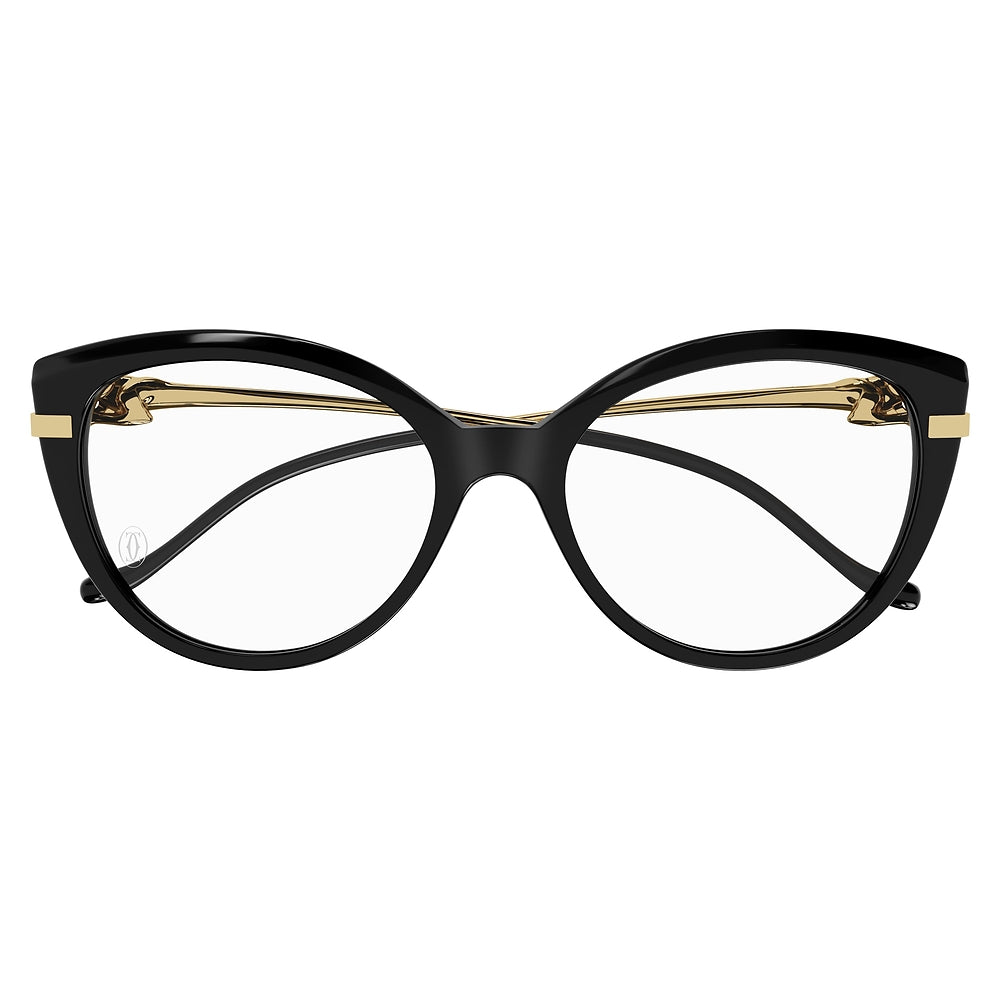 Gafas de Vista para Mujer Cartier Ct0283O-001 - en acetato color Negro