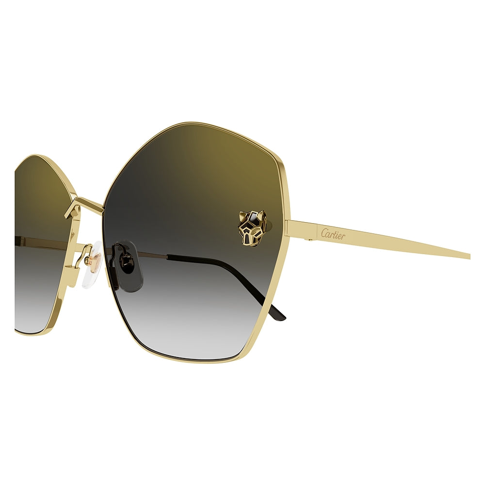 Gafas de Sol para Mujer Cartier Ct0356S-001 - metálicas color Dorado